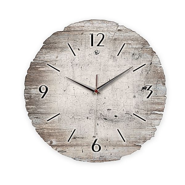 Kreative Feder Wanduhr Wanduhr "White Paint" günstig online kaufen