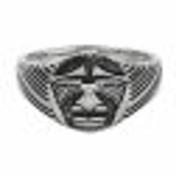 Ring 925/- Sterling Silber oxidiert Maske Afrika günstig online kaufen