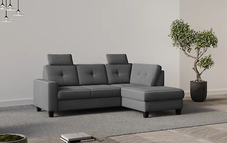 Home affaire Ecksofa »Varese« wahlweise mit Bettfunktion und Bettkasten günstig online kaufen