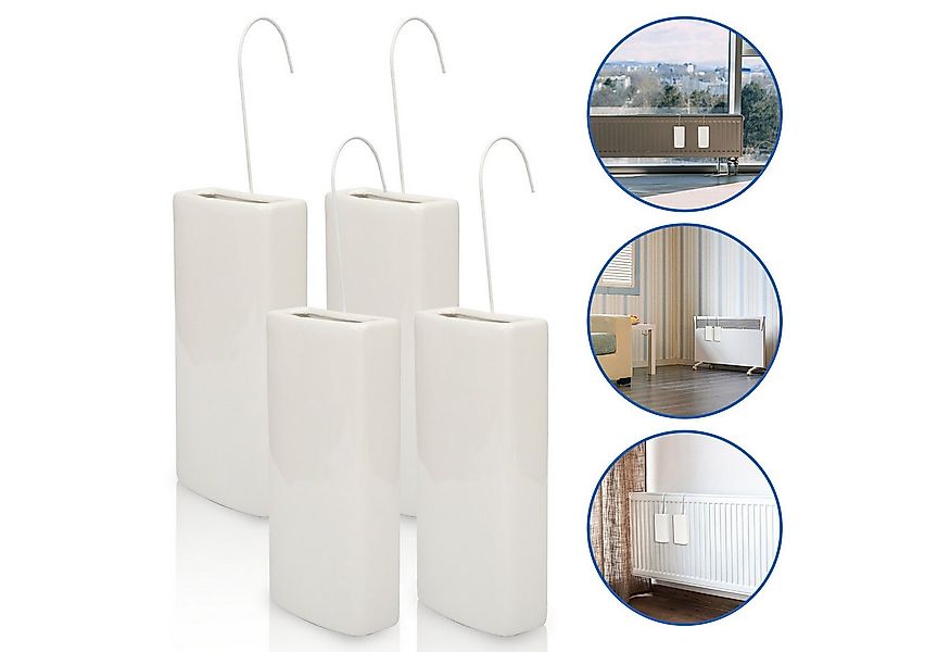 Clanmacy Luftbefeuchter Luftbefeuchter Keramik 4er Set für Heizkörper Verdu günstig online kaufen