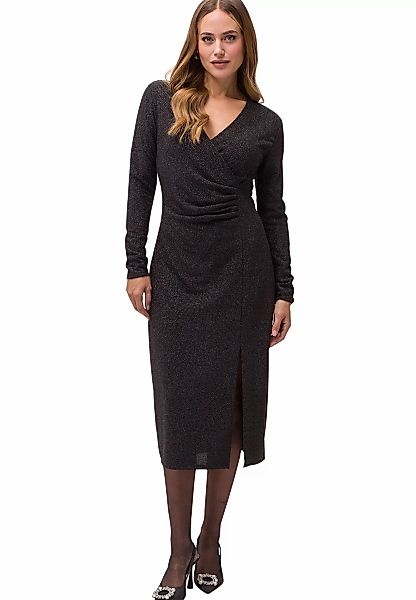 Zero Wickelkleid "zero Glitzerkleid mit Wickeloptik", Wickeldesign günstig online kaufen