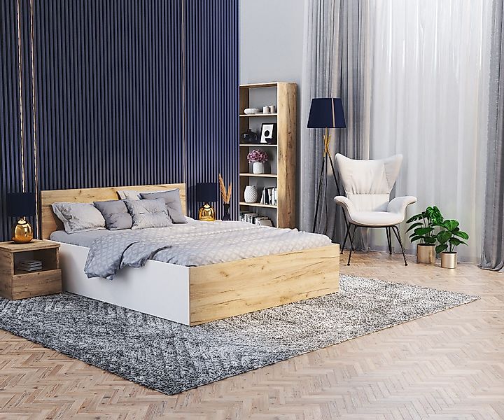 FDM Stauraumbett Bettgestell Bettrahmen Doppelbett 120x200, günstig online kaufen