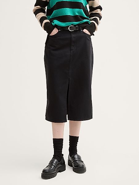 TOM TAILOR Denim Sommerrock Midi-Jeansrock mit günstig online kaufen