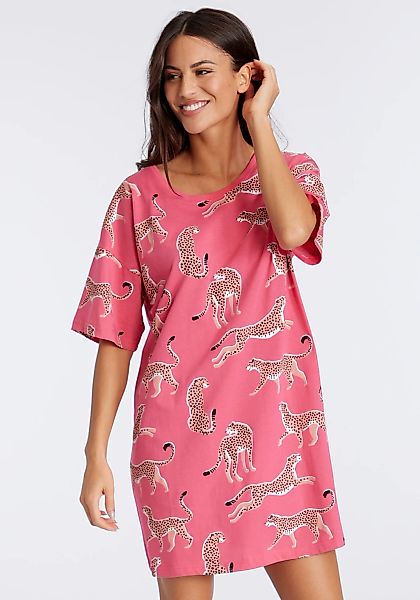 Vivance Dreams Sleepshirt 1-teilig, mt Animal Alloverprint günstig online kaufen