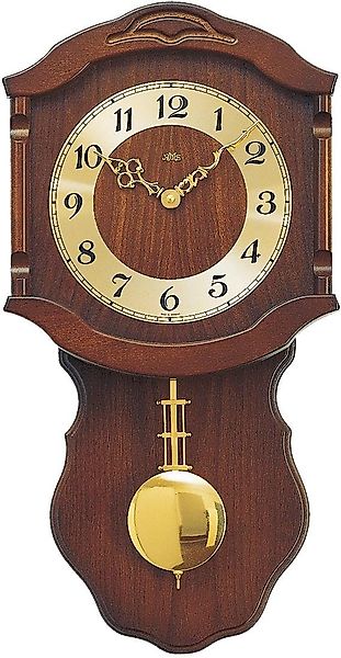 AMS Pendelwanduhr W964/1 (Quarzuhr, Holzgehäuse, Buche günstig online kaufen