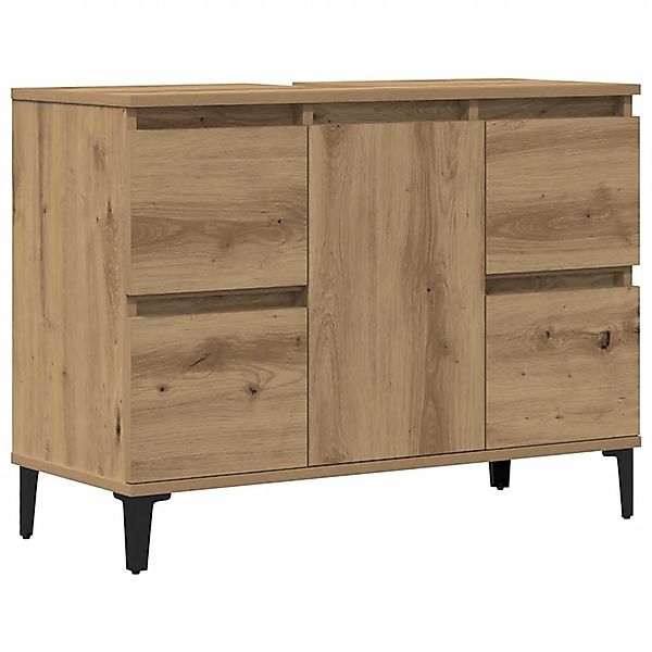 vidaXL Waschbeckenunterschrank Artisan-Eiche 80x33x60 cm Holzwerkstoff 8571 günstig online kaufen