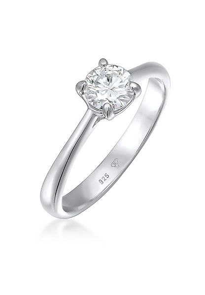 Elli Premium Fingerring Moissanite Solitär Verlobungsring günstig online kaufen