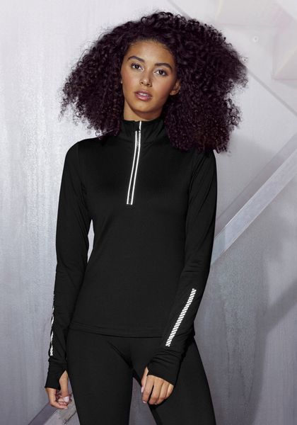 LASCANA ACTIVE Laufshirt Thermo mit reflektierenden Details günstig online kaufen