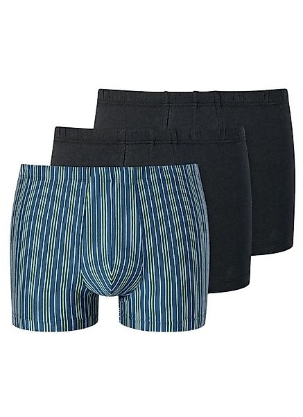 Schiesser Boxershorts Unterwäsche 95/5 Organic Cotton mehrfarbig blau/schwa günstig online kaufen