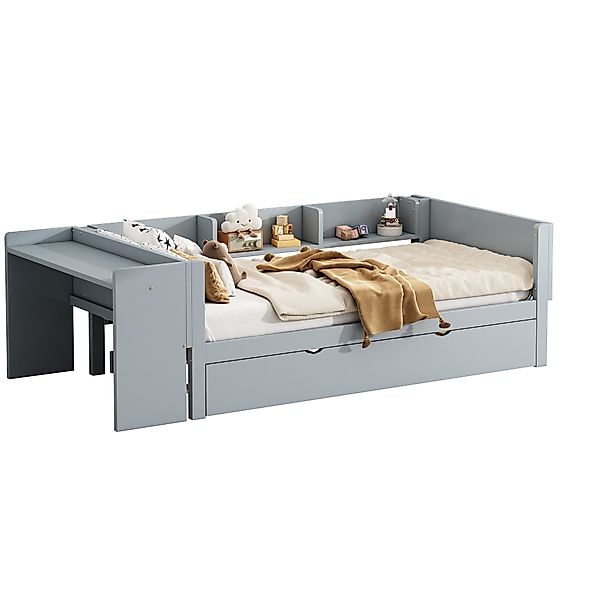 Flieks Massivholzbett, Kinderbett Einzelbett 90x200cm mit günstig online kaufen