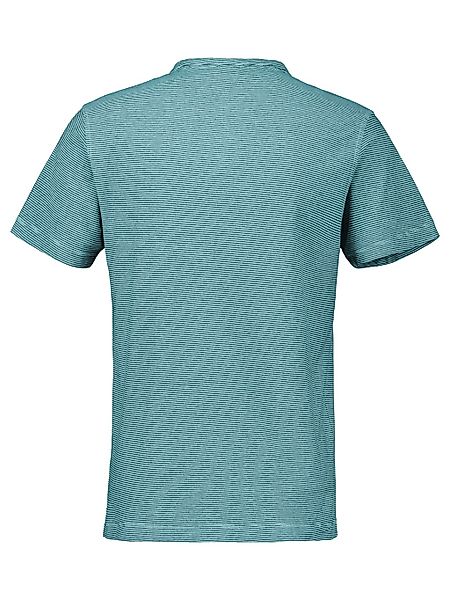 LERROS Henleyshirt "LERROS Herren Serafino-Shirt, gestreift" günstig online kaufen
