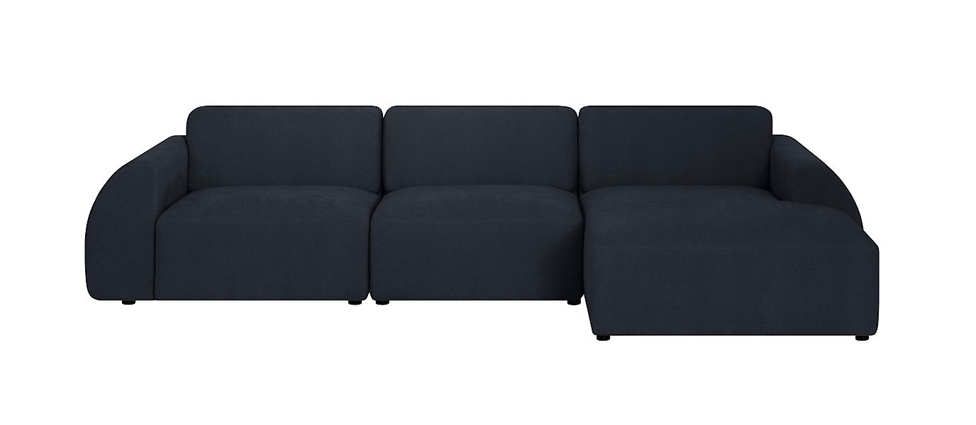 NADUVI Collection | Ecksofa Mattis rechts 3-Sitzer Bouclé günstig online kaufen