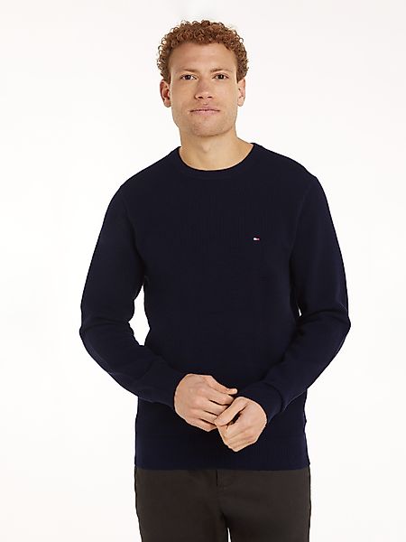 Tommy Hilfiger Rundhalspullover ESSENTIAL STRUCTURE CREW günstig online kaufen