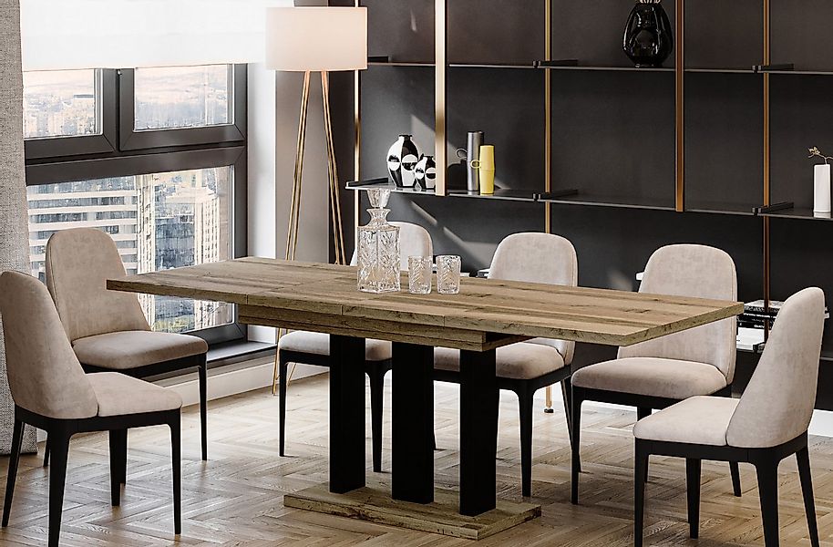 Endo-Moebel Esstisch Appia Esstisch 130–210cm ausziehbar für 8 Personen Tis günstig online kaufen