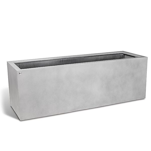 Division Lite Pflanzkasten mit Rollenaufnahme steingrau 150 x 50 x 50 cm günstig online kaufen
