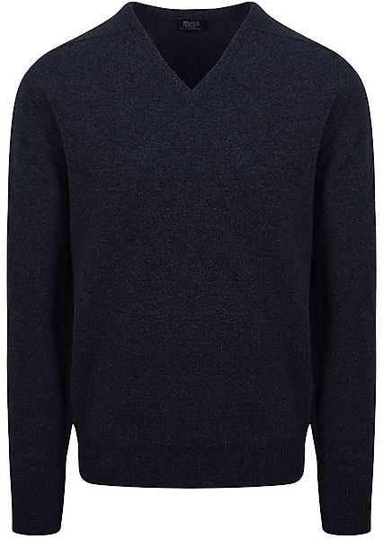 William Lockie Pullover Lambswool V Midnight Navy - Größe M günstig online kaufen