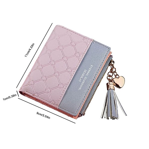 REDOM Geldbörse Slim Wallet Damenbörse Portmonee Kurz Geldbeutel (Frauen Ha günstig online kaufen