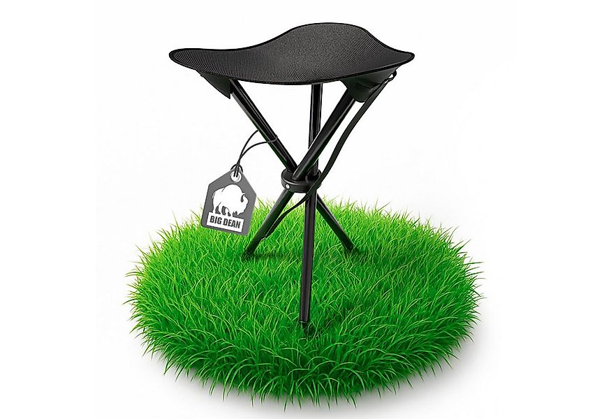 BigDean Campinghocker kleiner Klapphocker faltbar & ultraleicht 41cm hoch s günstig online kaufen