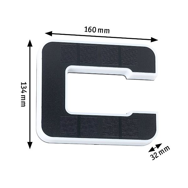 Paulmann LED Außen-Wandleuchte "Solar Hausnummer" LED-Modul 1 Stk. Warmweiß günstig online kaufen