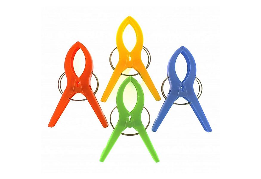 TSB Werk Strandtuch 4x Handtuchklammer XXL Wäscheklammer Strandtuch, Badetu günstig online kaufen