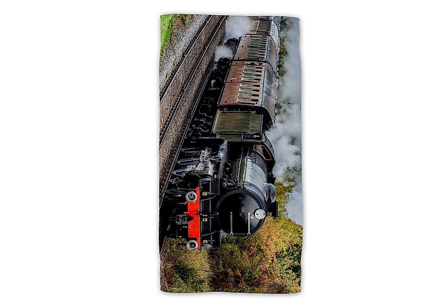 Jerry Fabrics Strandtuch Steam Train Baumwolle Frottee mit Premium Druck, 7 günstig online kaufen