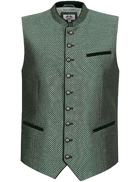 Maddox Trachtenweste Glänzende Herrenweste 'Elbe', Grün günstig online kaufen