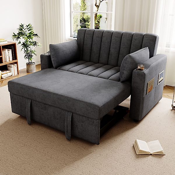 Merax Schlafsofa 2-Sitzer Sofa mit Schlaffunktion, günstig online kaufen