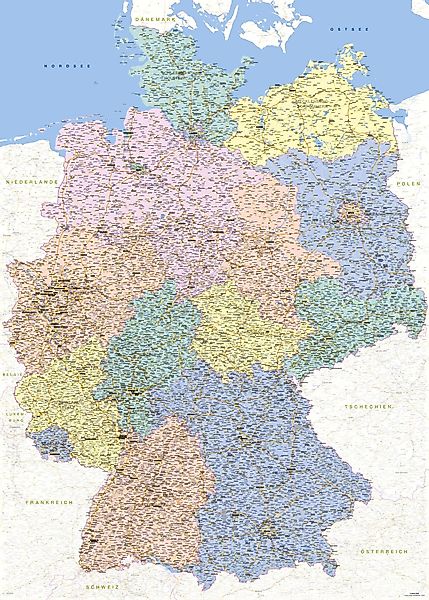 Poster Landkarten - Giant Poster - günstig online kaufen