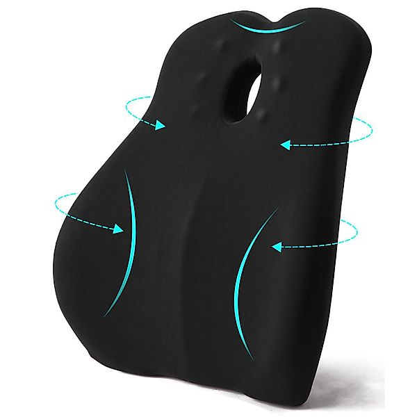 LEAZZLE Stuhlkissen Ergonomisches Rückenkissen mit Memory-Funktion günstig online kaufen
