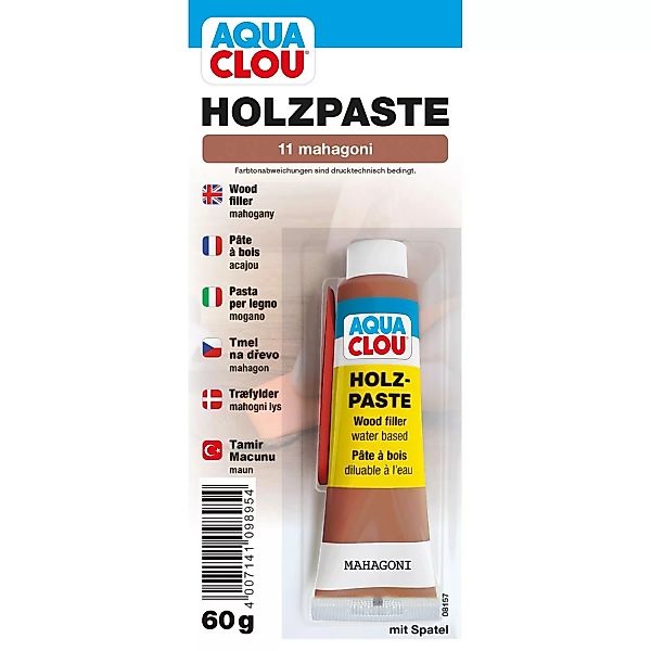 Clou Holzpaste wasserverdünnbar Mahagoni 60 g günstig online kaufen