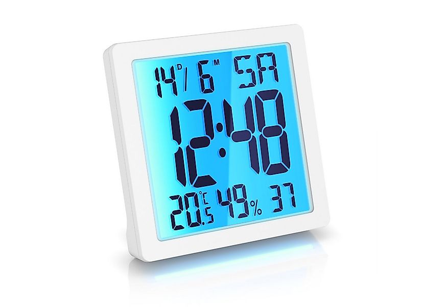 BEARWARE Wecker digital, Licht, Temperatur, Luftfeuchtigkeit, Datum, Uhrzei günstig online kaufen