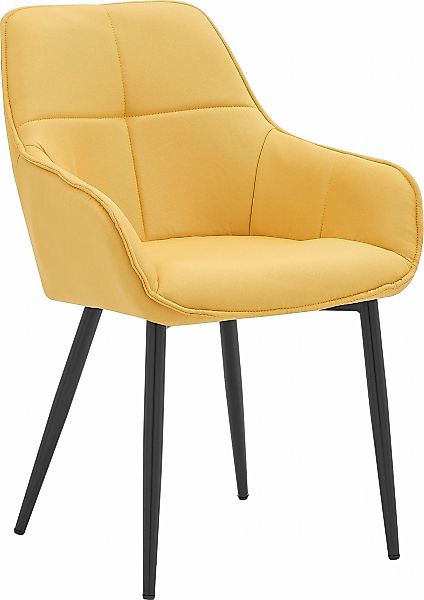 Möbilia Armlehnstuhl "Maretta" () mit gestepptem Rücken günstig online kaufen