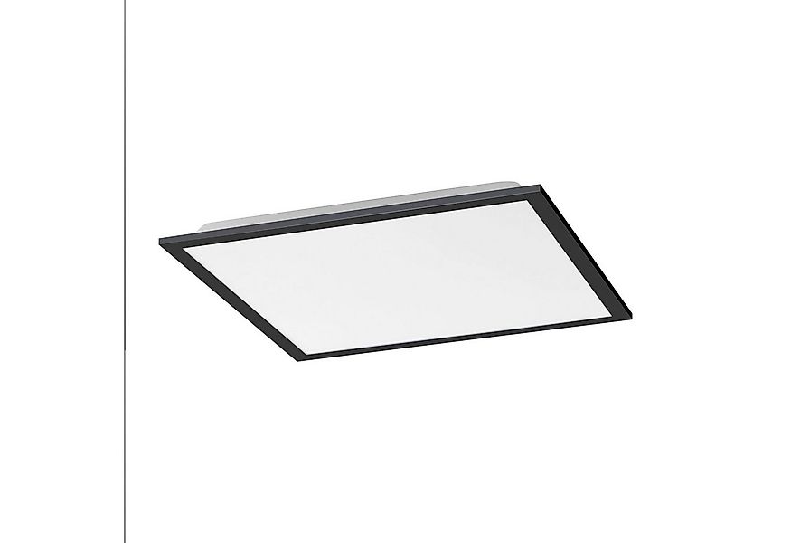 SellTec LED Deckenleuchte LED Panel Deckenlampe schwarz, dimmbar per Fernbe günstig online kaufen