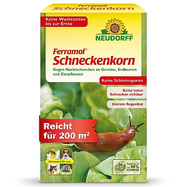 Neudorff Pflanzenstärkungsmittel Ferramol Schneckenkorn regenfest 1 kg günstig online kaufen