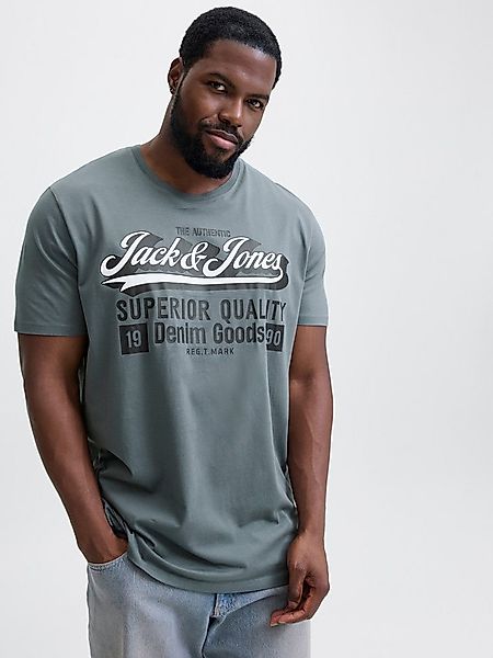 Jack & Jones PlusSize T-Shirt JJELOGO TEE SS ONECK 2 COL AW25 NOOS PLS günstig online kaufen