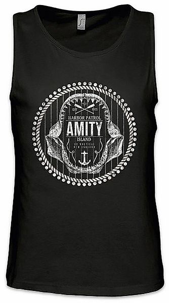 Urban Backwoods Tanktop Amity Harbor Patrol Ärmelloses T-Shirt Island Shark günstig online kaufen