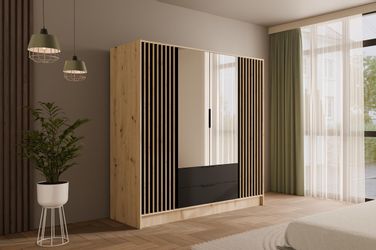 ALTDECOR Drehtürenschrank NELIA (Kleiderschrank Garderobenschrank mit günstig online kaufen