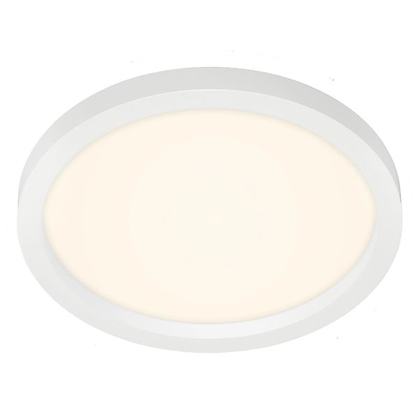 Briloner Deckenleuchte Cadre Backlighteffekt Ø 29,7 cm Weiß günstig online kaufen