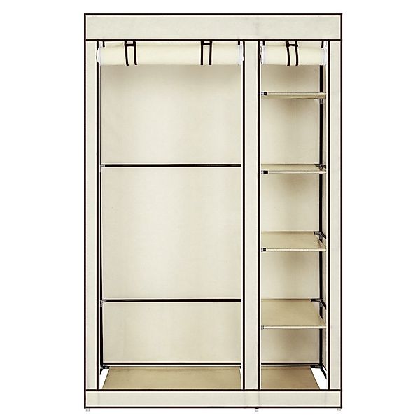 VINGLI Stoffschrank Kleiderschrank Stoff, 110 x günstig online kaufen