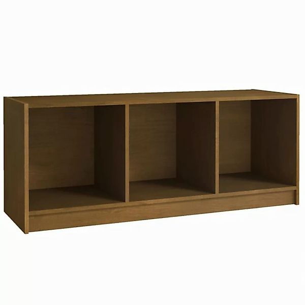 vidaXL TV-Schrank TV-Schrank Honigbraun 104x33x41 cm Massivholz Kiefer Lowb günstig online kaufen