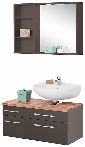 welltime Badmöbel-Set "Davos" 3 Stk. tlg. günstig online kaufen