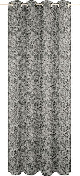Adam Vorhang "Flower Cuvée Light" Ösen 1 Stk. tlg. aus 100% Bio-Baumwolle, günstig online kaufen