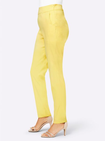 creation L Jerseyhose Bügelfaltenhose Innenbeinlänge ca. günstig online kaufen