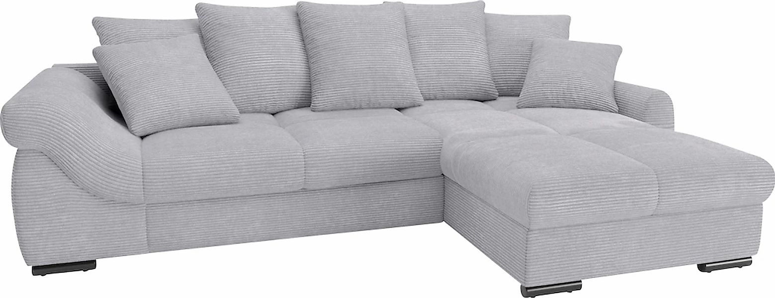 Mr. Couch Ecksofa "Livorno DuraFlex L-Form", inkl. Hochschläfer-Bettauszug, günstig online kaufen