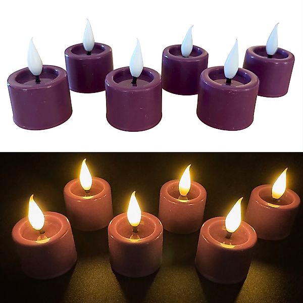 Online-Fuchs LED-Kerze 6er Set LED Teelichter günstig online kaufen