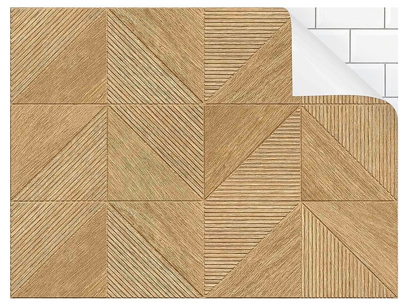 Bilderdepot24 Badrückwand braun fugenlose Wandverkleidung Bad mit Motiv, (H günstig online kaufen