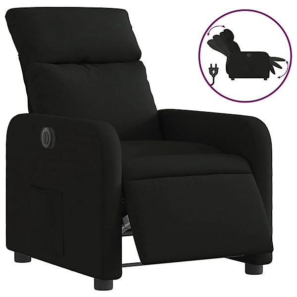 vidaXL Relaxsessel Elektrisch Schwarz Stoff Modell 39 günstig online kaufen