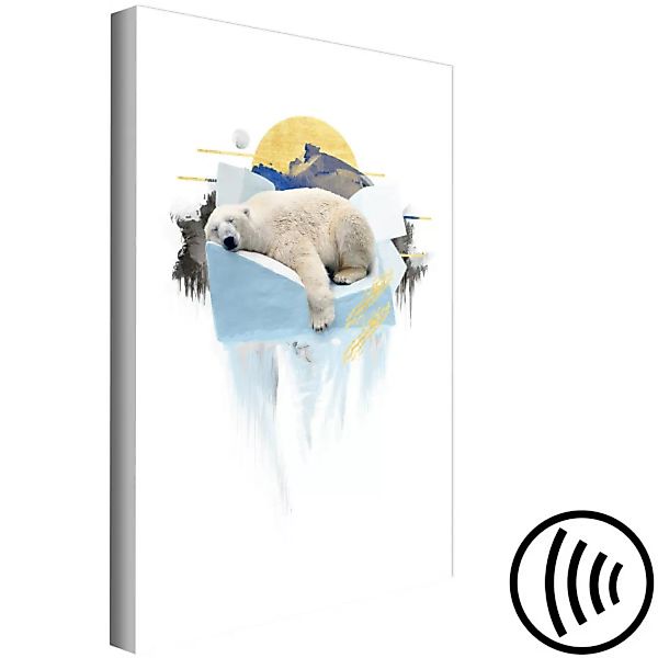Bild auf Leinwand Polar Bear (1 Part) Vertical XXL günstig online kaufen