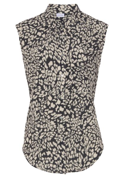 LASCANA Blusentop mit Knopfleiste und Animalprint, günstig online kaufen