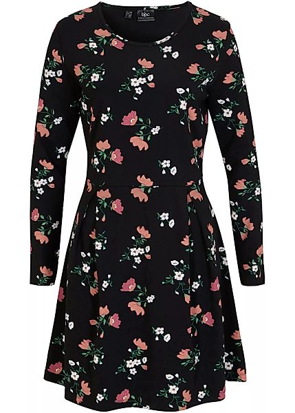 Jerseykleid mit Blumenmuster günstig online kaufen